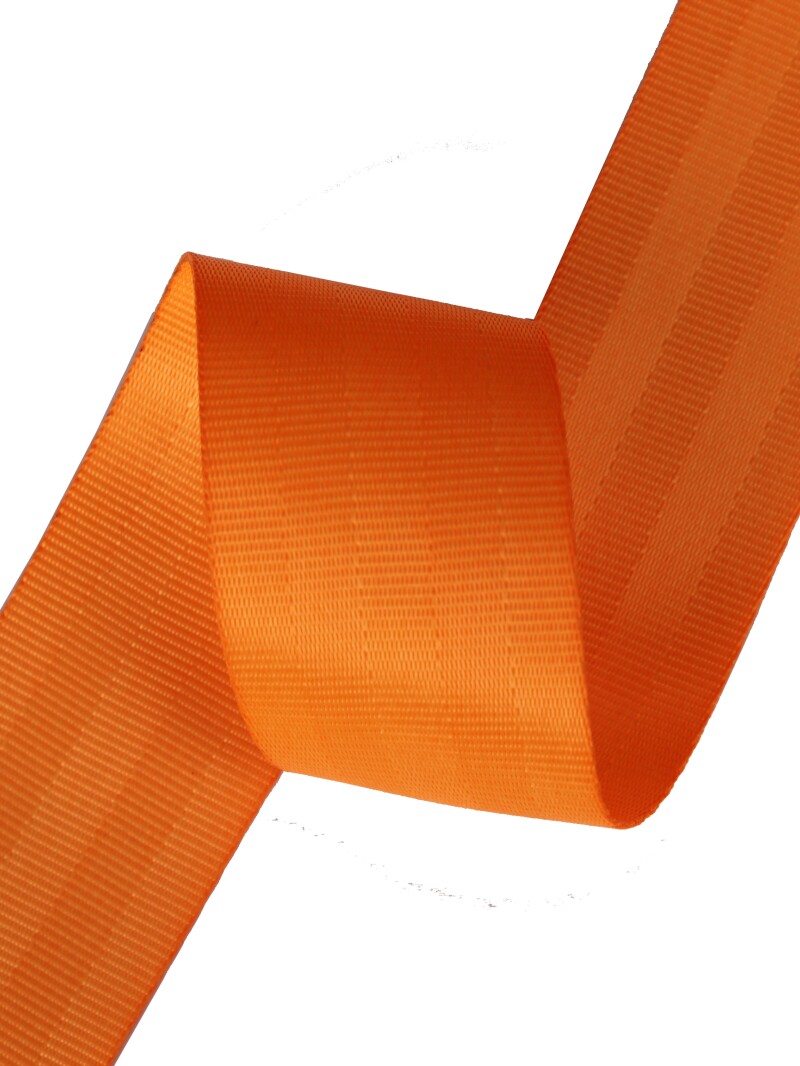 Ярко-оранжевая лента для ремней безопасности